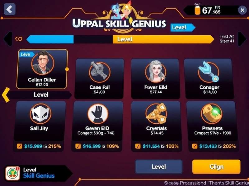 Uppal Skill Genius Level Progression